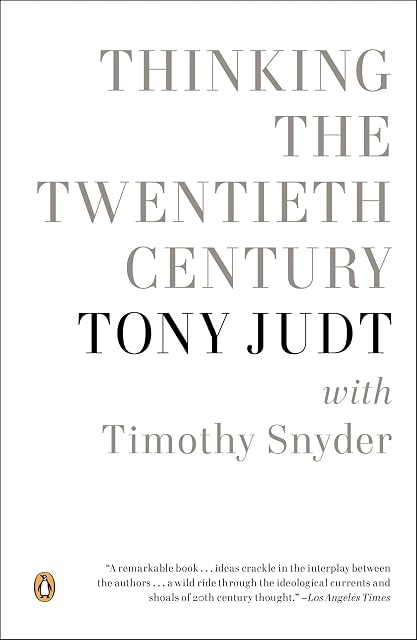 Portada de Thinking the Twentieth Century