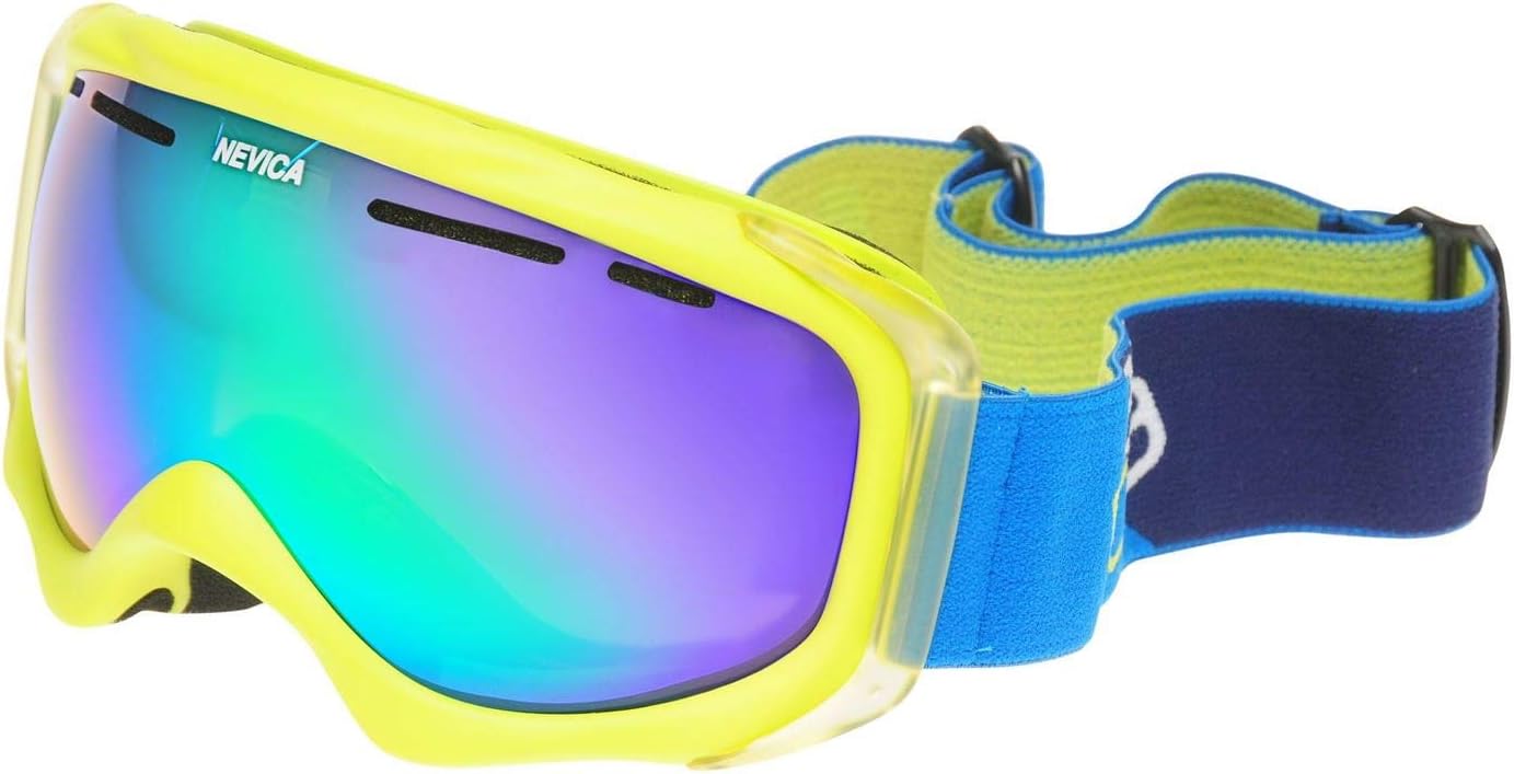 Nevica Mens Banff Ski Goggles Cushioned Double Lens Vented Green One Size Amazon.co.uk Sports