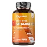 Vitamine D3 4000ui, 400 Micro Comprimés (pour +1 An), Vit D Cholécalciférol