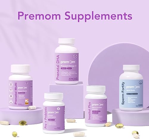 Miniatura 9 de Premom Prenatal Vitamins for Women - Conception for Her Multivitamin: 27 Nutrients, Includes 680mcg Methyl Folate + Choline + Iron, Traceable