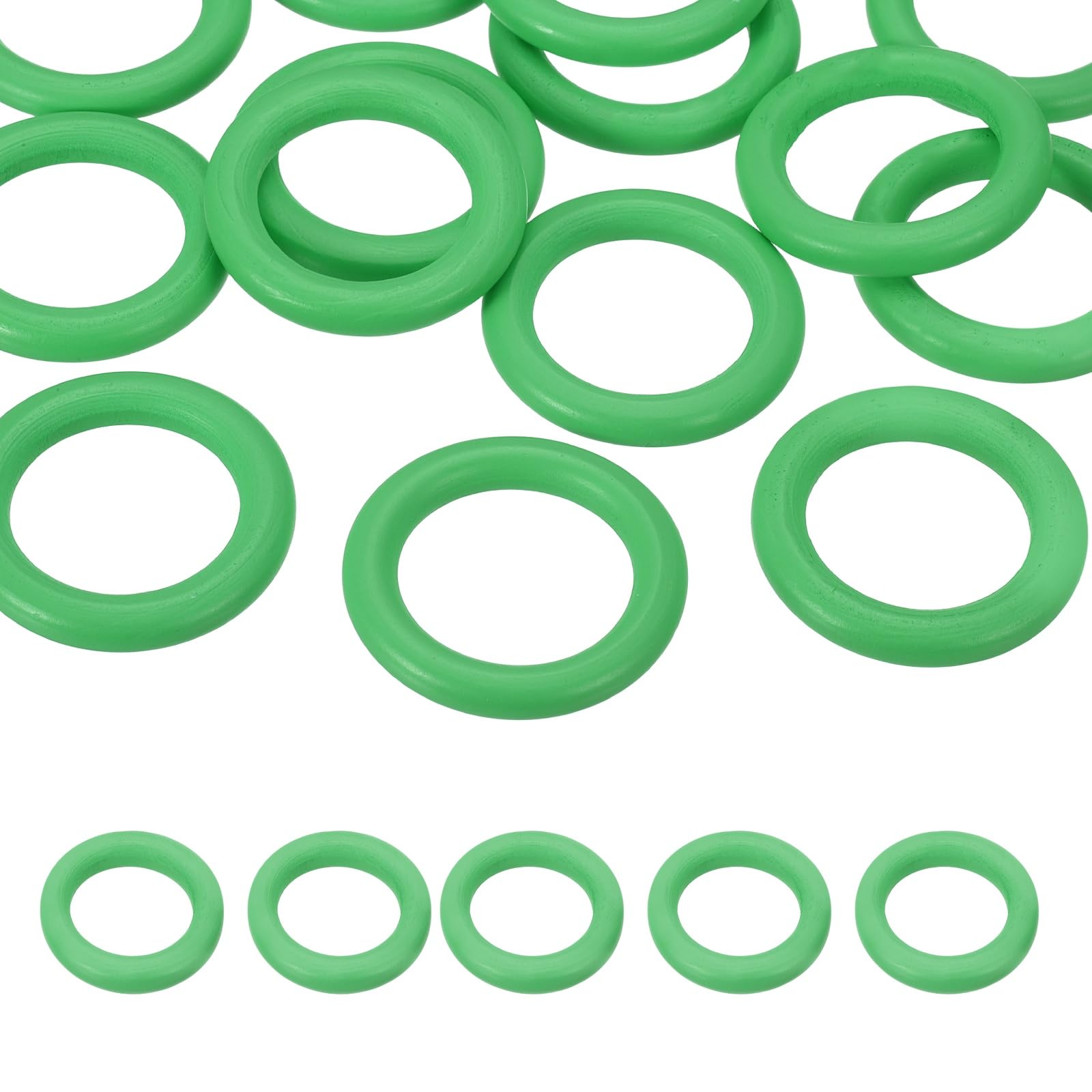 PATIKIL 50mm Natural Wooden Rings, 10 Pack Wood Ring Round Linking Rings Wood Loop Circle for Craft Pendant DIY Jewelry Making Macrame, Green โ image 1