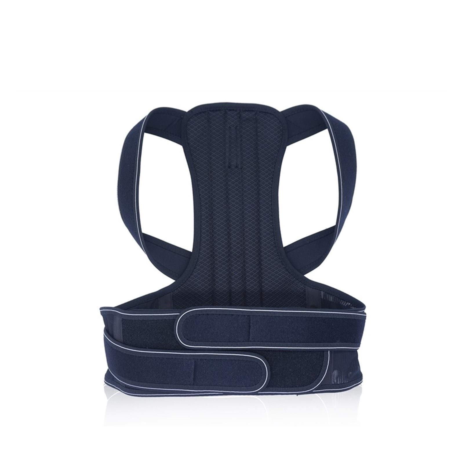 DSMYYXGS Apoyo de Las Mujeres de los Hombres. Correa de Espalda Lumbar Soporte Ajustable Bodywellness Corrector de Postura Hombro cinturón ortopédico de la Columna Vertebral
