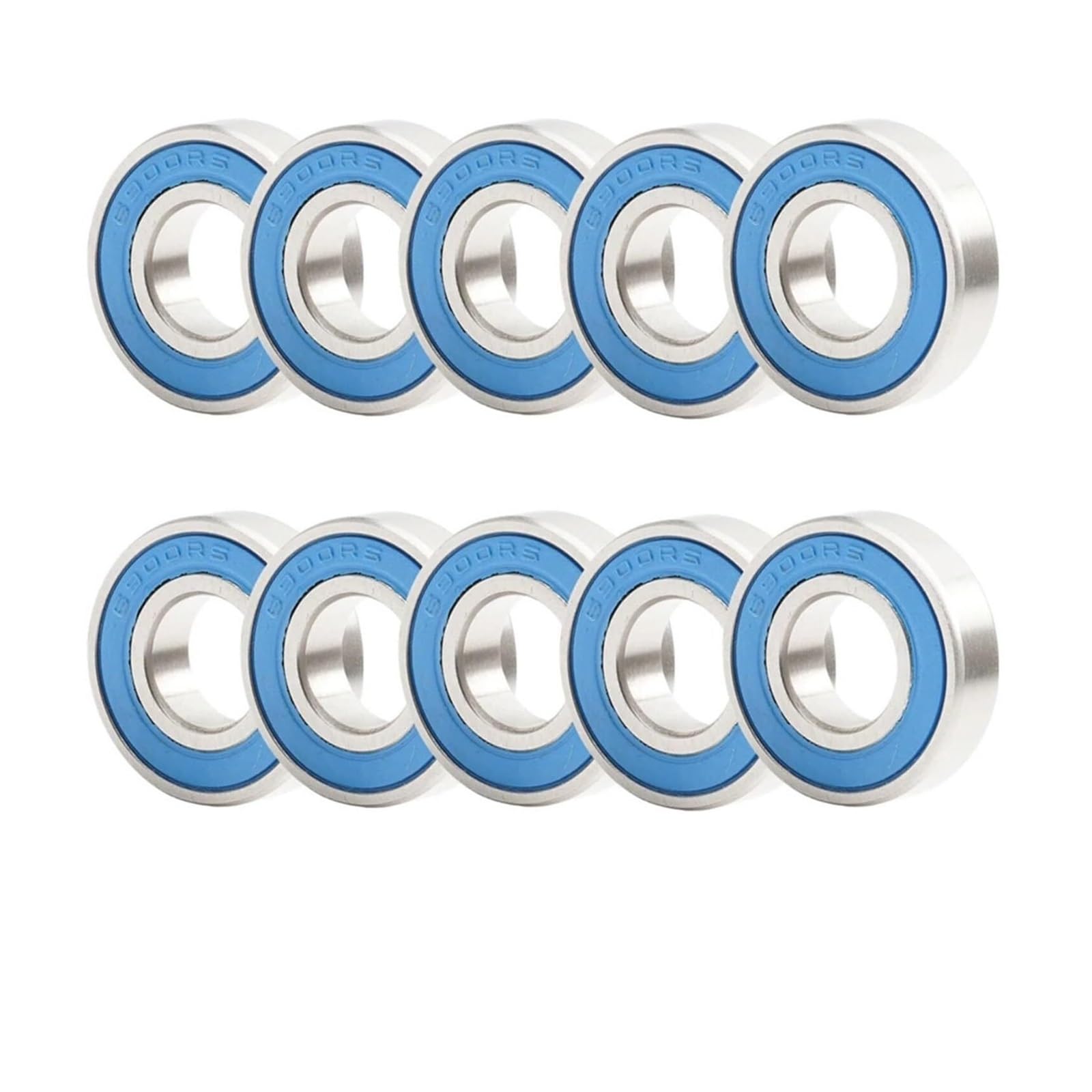 Łożysko 6900RS 10 sztuk 10x22x6 Mm ABEC-3 Hobby elektryczny zdalnie sterowany samochód ciężarówka 6900 RS 2RS łożyska kulkowe 6900-2RS niebieskie uszczelnione