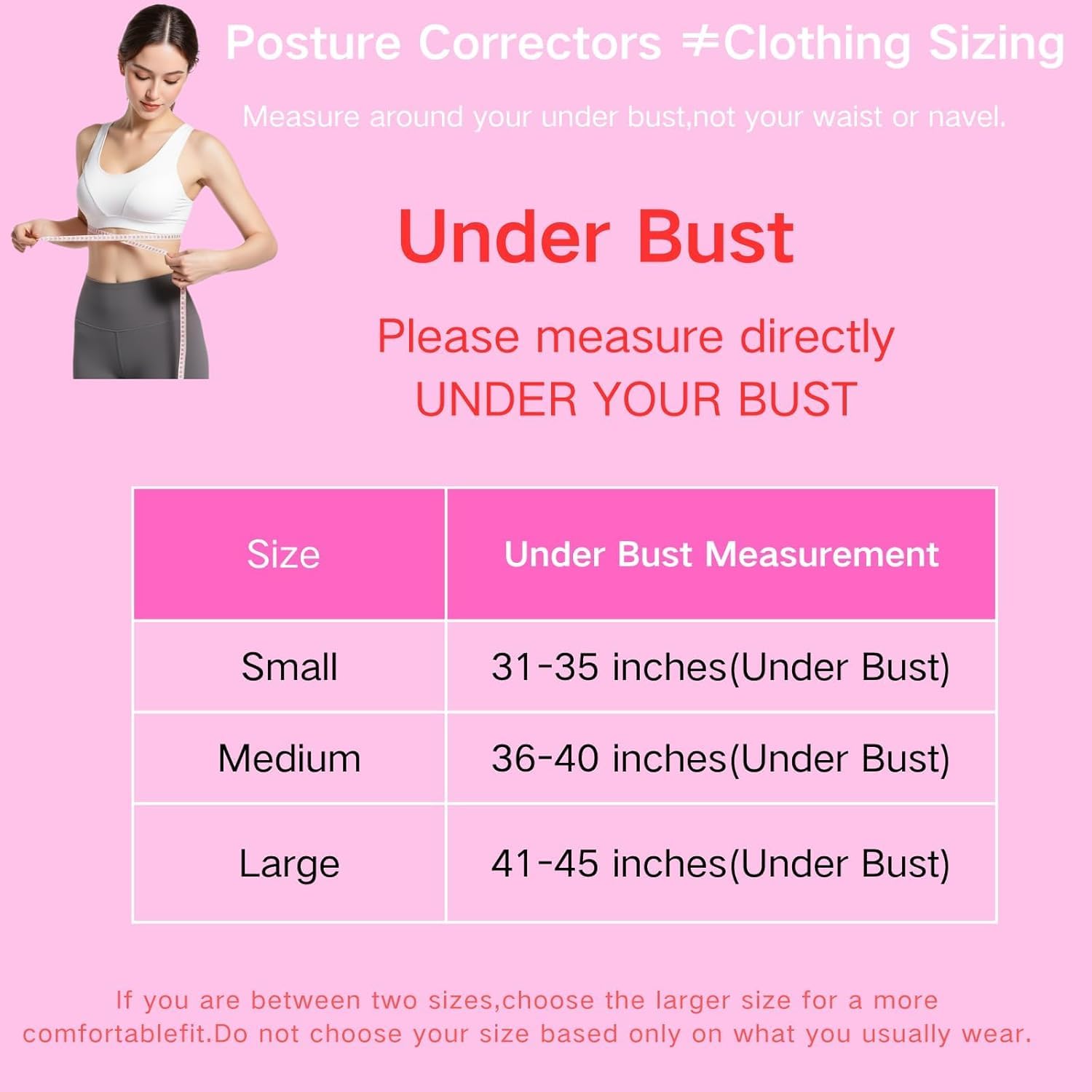 Back Brace Posture Corrector for Women - Adjustable Posture Brace for Women Under Clothes - Back Brace for Posture Upper Back Support - Invisible Comfort for Office Daily Wear - Comfortable Hunchback Slouching for Neck Shoulder Back Straightener(Medium) thumbnail