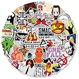 プロレス プロレスラー プロレスリング ショープロレス スポーツエンターテイメント 格闘技 護身術 シール ステッカー (50枚BPA)