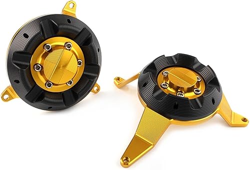 JMORCO Motorcycle Engine Stator Cover Motorcycle Engine Stator for Kawasaki Z900 2017-2019 Motorcycle Engine Guard Protector Color Gold