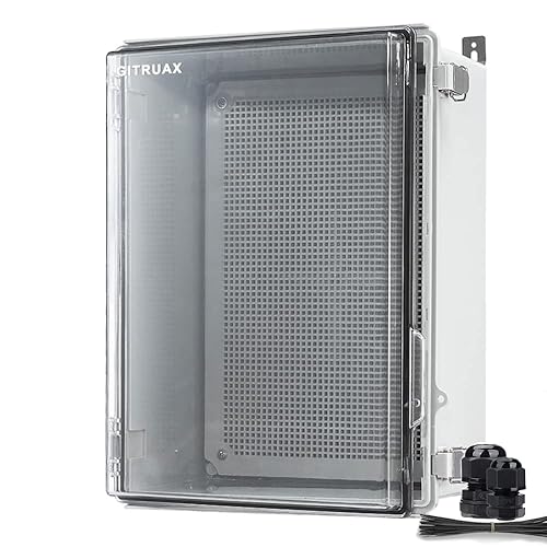 Miniatura 11 de Caja de Encerramiento Eléctrico Grande Impermeable ip67 Caja de Conexiones al Aire Libre de Plástico ABS y Caja de Proyecto