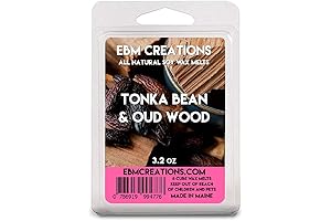 Tonka Bean & Oud Wood: Alluring Soy Wax Melts for Unforgettable Aromas
