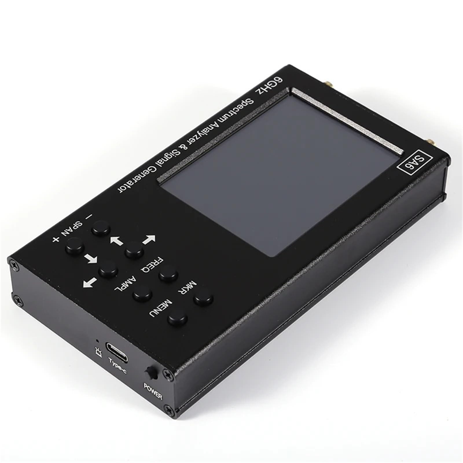 Network Analyzer, SA6 Handheld Spectrum Analyzer Multifunction Portable Wireless Tester 3.2 Inch Touched Screen Tester for Precision Measurement