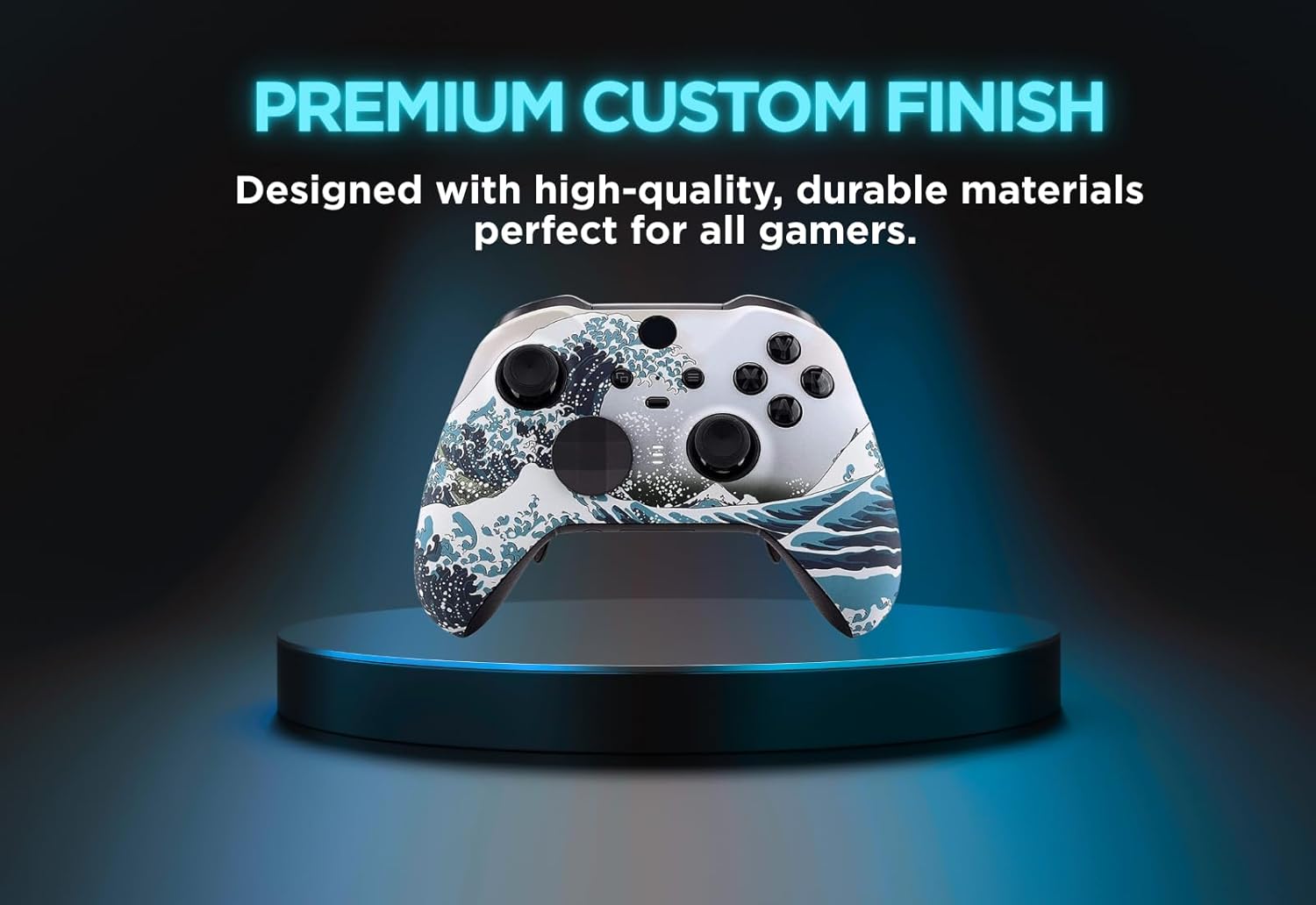 Stealth Controllers Elite Series 2 Controller Custom Compatible With Xbox One, Xbox Series S, and Xbox Series X (Waves)