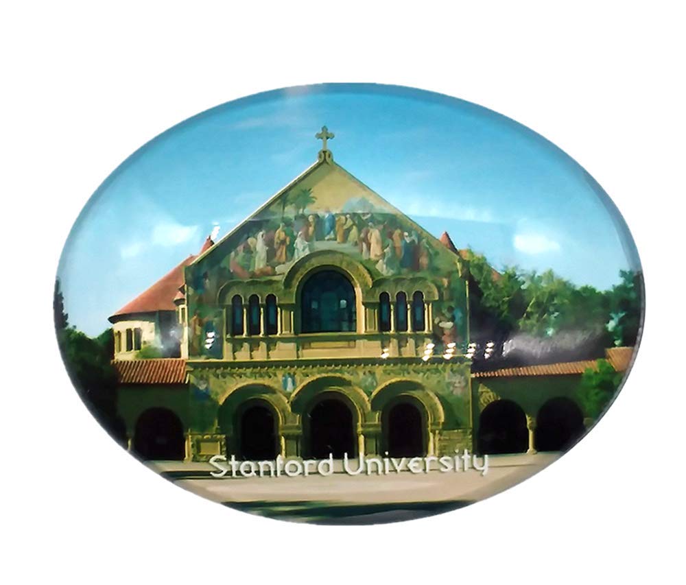 Stanford University San Francisco California USA Fridge Magnet Travel Souvenir Gift Home & Kitchen Decoration Magnetic Sticker Crystal Refrigerator Magnet Collection