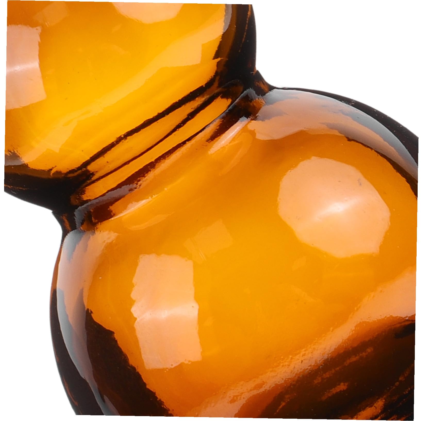 10 Pezzi Bottiglie in Vetro Marrone da 30ml, Flaconi Vuoti Ricaricabili per Oli Essenziali Design Delicato, Leggeri per Casa e Salone di Bellezza