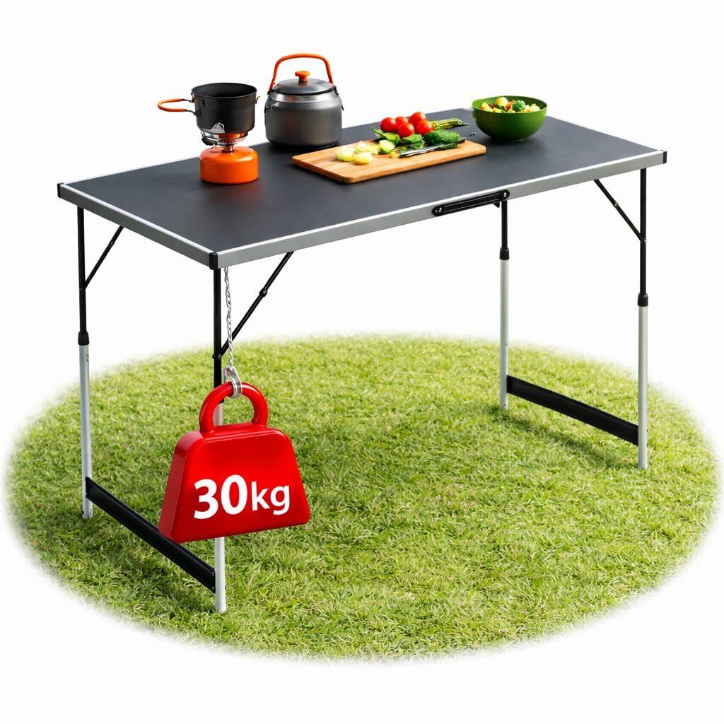 Stabiler Multifunktionstisch 100x60cm höhenverstellbar klappbarer Tisch