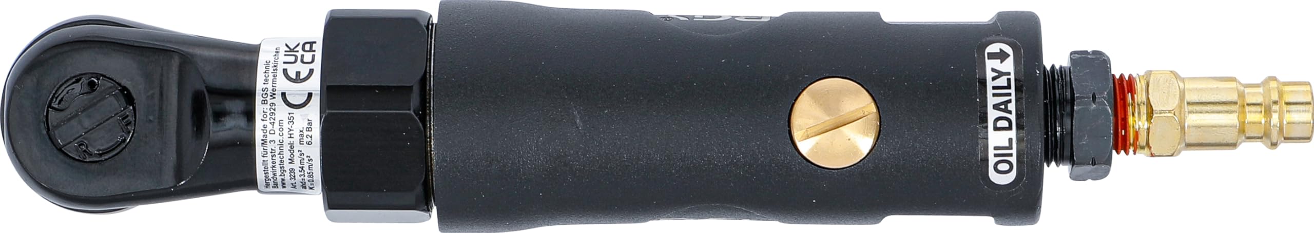 Carraca neumática | 10 mm (3/8") | 34 Nm