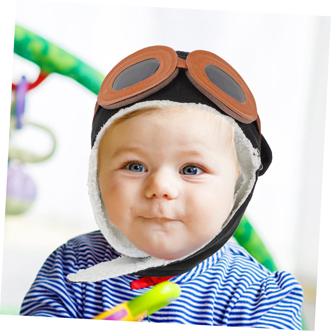 Abaodam 6piezas Sombrero Infantil De Algodón Orejeras Diseño Piloto Gorro Calentito para Niño Niña Accesorio Unisex para Otoño Invierno