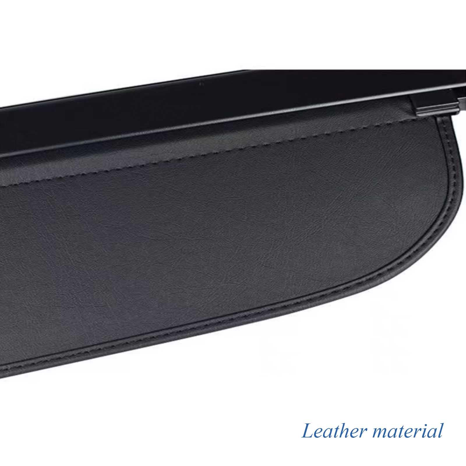 Trunk Estante para SWM G05/G05 Pro, Cubierta De Carga Retráctil Impermeable Seguridad Retráctil Cubierta Estante De Equipaje Trasero,Leather Material