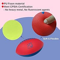 Vista 10 de Macro Giant - Juego de 4 mini fútbol de espuma de poliuretano de 9 pulgadas, colores básicos, práctica de entrenamiento, pelota