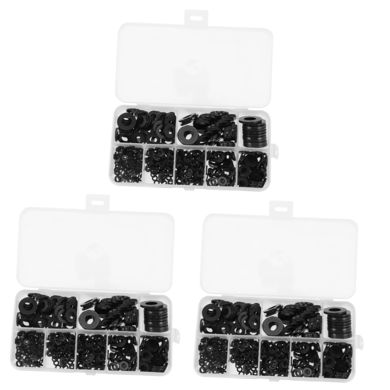 Rondelles plates nylon étanches assortiment de fixations Gatuida - 8