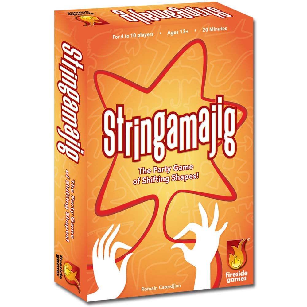 Fireside Games Stringamajig | Creative Party Game of Drawing with String | Fast-​Paced Charades Meets Pictionary | Family & Adults | 2–10 Players | Ages 13+