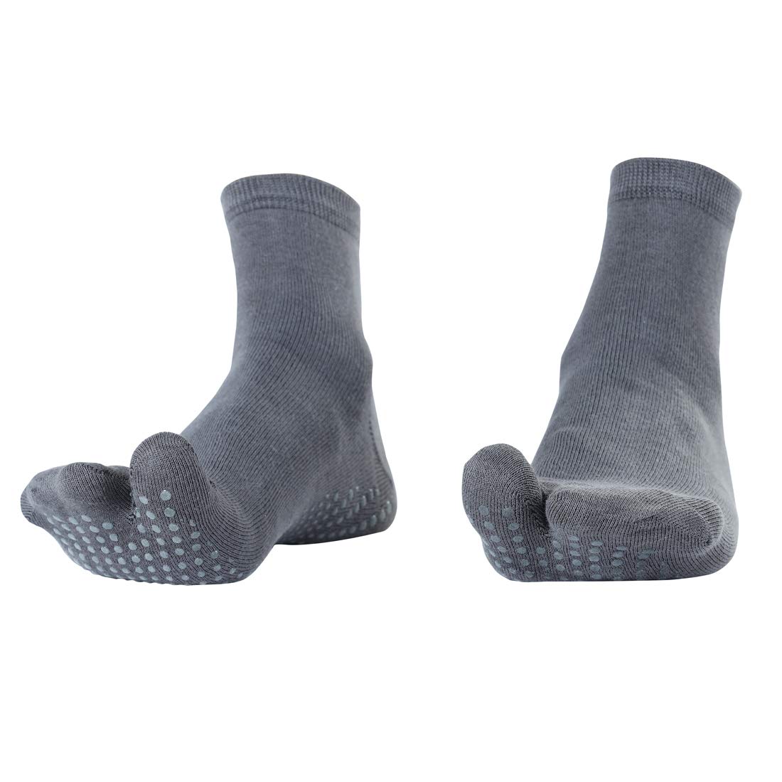 Women’s Nofall Antislip Split Toe Ankle Length Cotton and Lycra Socks, Ideal for Yoga, Workout, Home, Suitable for Daily Use, Soft and Breathable (Pack of 2) Women’s Nofall Antislip Split Toe Ankle Length Cotton and Lycra Socks, Ideal for Yoga, Workout, Home, Suitable for Daily Use, Soft and Breathable (Pack of 2)