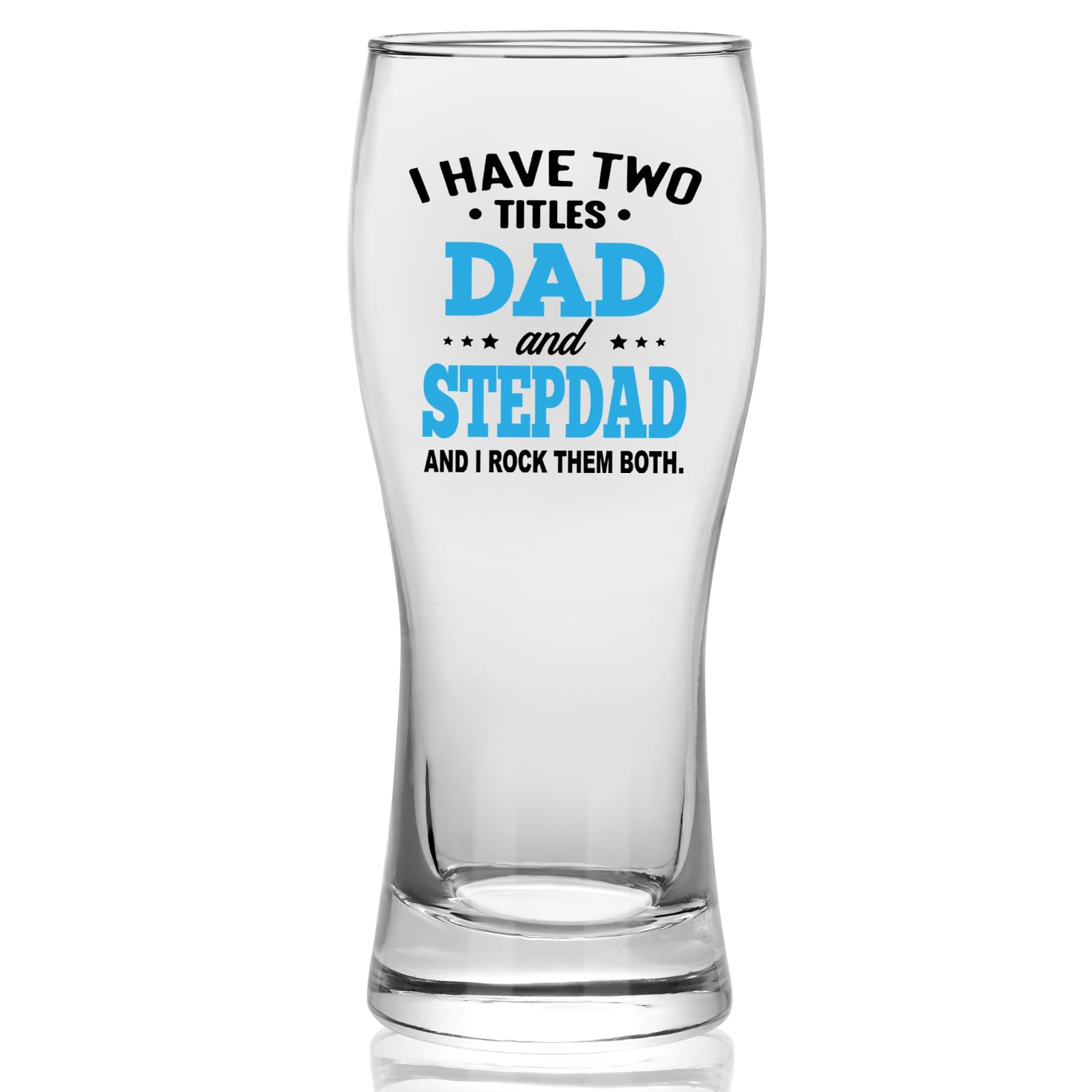Joymaking Beer Glass Step Dad Gifts, Bonus Dad Gifts Beer Glass 460ml โ image 1