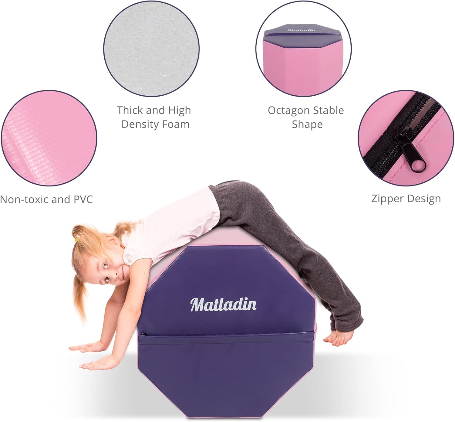 Buy Matladin Gymnastics Octagon Mat 24x26 Skill Shape Tumbling Backbend