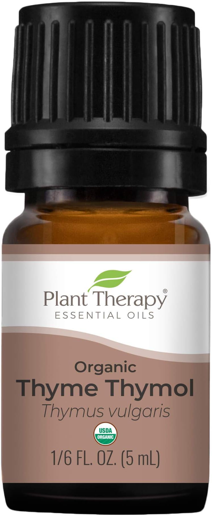 Plant Therapy Thyme Thymol Organic Essential Oil 5 mL (1/6 oz) 100% Pure, Undiluted, Therapeutic GradeUSDA Organic