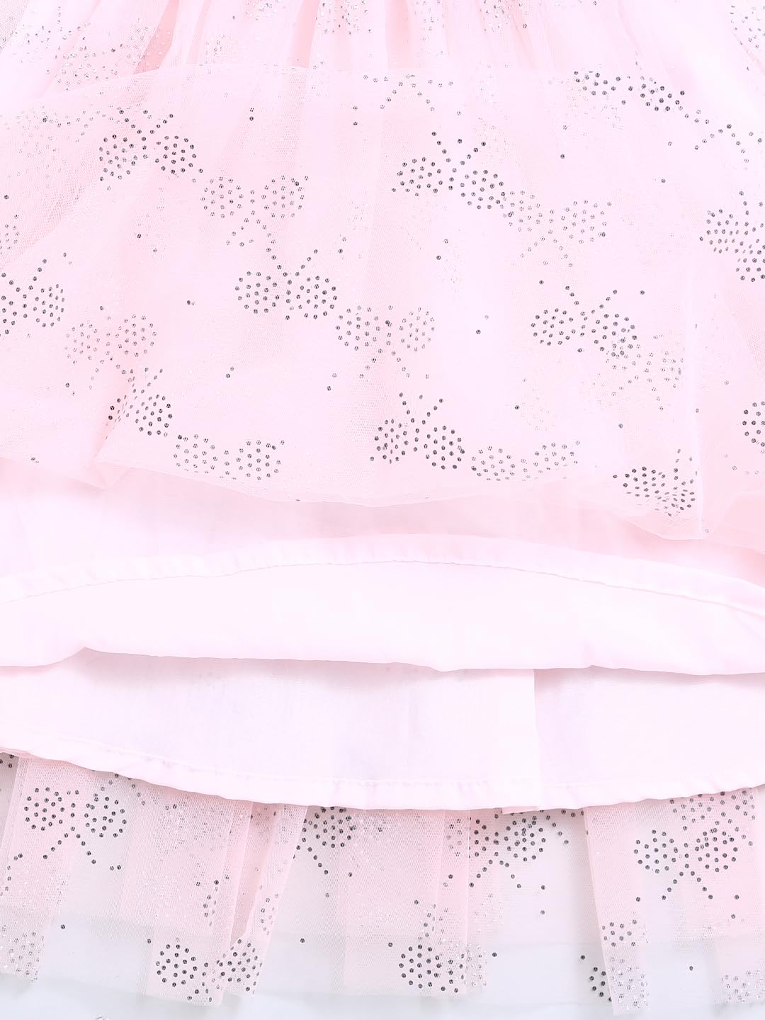 ZIP ZAP ZOOP Girls Dress Black & Pink Fabulous Pearl Embroidery Half Sleeve Frock | 1.5-2 Years 3