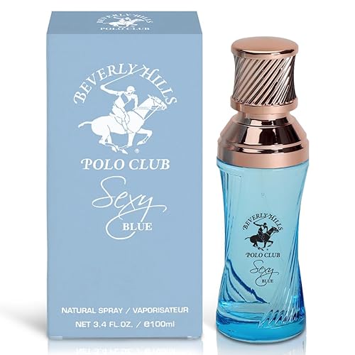Beverly Hills Polo Club SEXY BLUE - Perfume para mujer con notas de vainilla, almizcle y sándalo, aroma dulce de fragancia floral, Eau De Parfum en