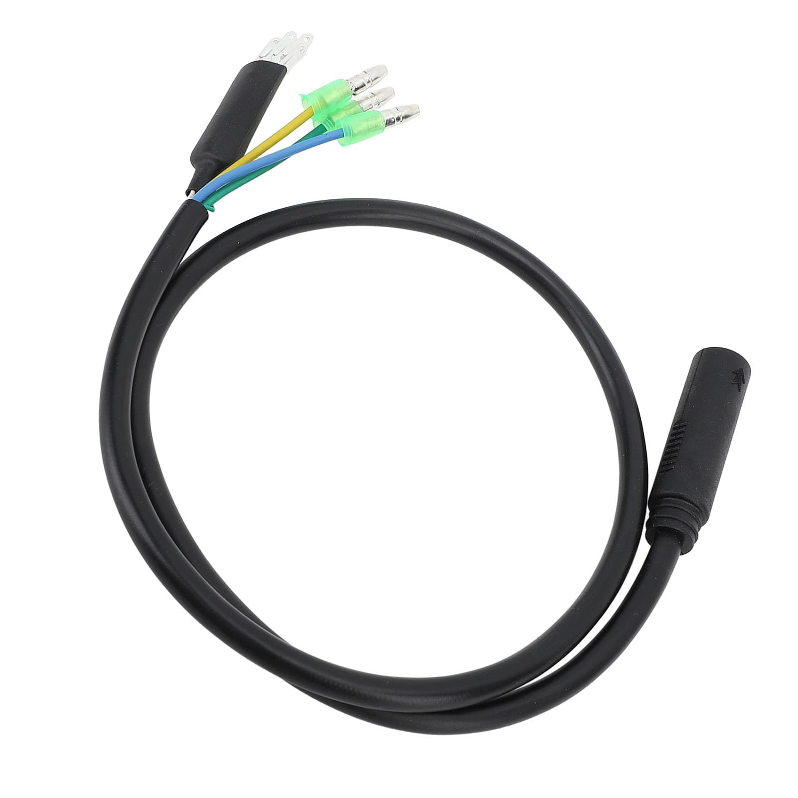BuyWeek Cable de Extensión de Motor Cable Hembra a Macho, M6 de 9 Pines de 66 cm de ABS para Bicicleta Eléctrica
