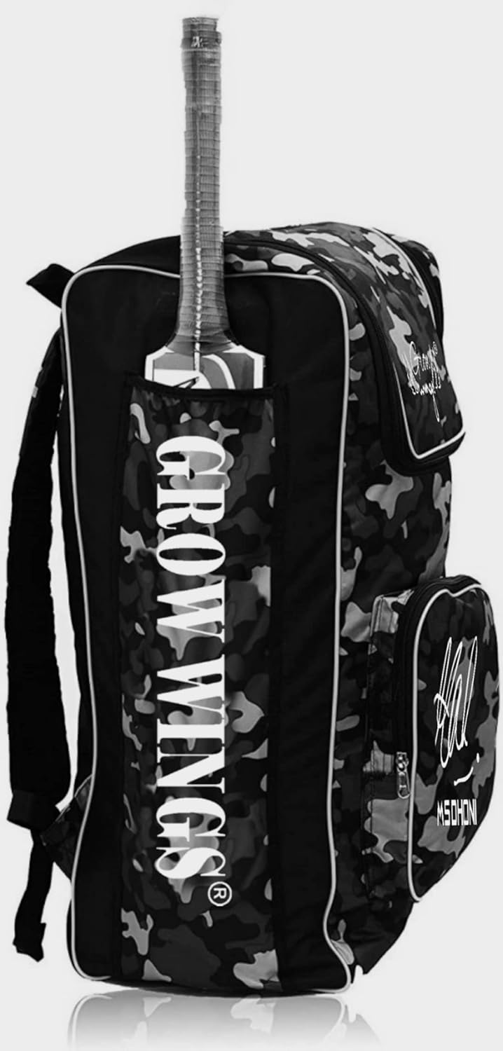 Buy Grow wings Best Cricket Kit Bag Light Weight Bag for Cricketer (Olive) Online at Low Prices