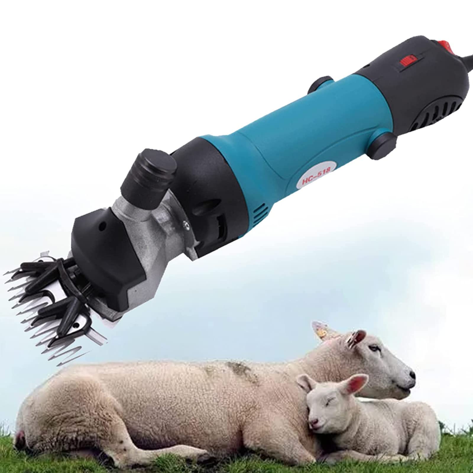 Esquiladoras Profesionales de 690w, esquiladora eléctrica de ovejas, esquiladora eléctrica de ovejas de 6 velocidades, esquiladora de Cabras para esquilar Caballos, Ganado, ovejas y Cabras
