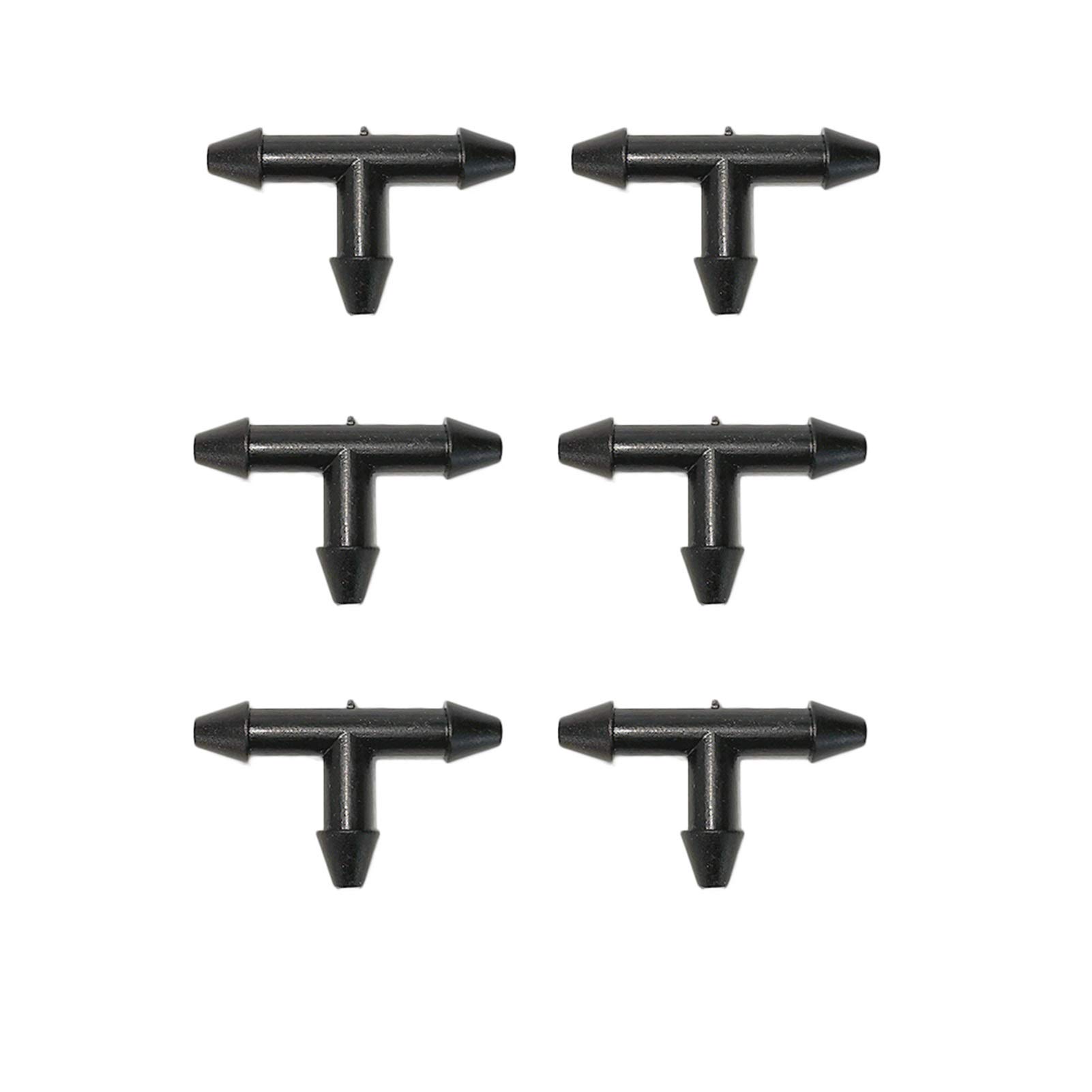 Adaptador de Acoplamiento para Manguera, 500 Piezas de Adaptador de tubería de Agua con Junta en T de púas de 3/5 mm, tubería de riego for Invernadero, Sistema de riego por Goteo de jardín.