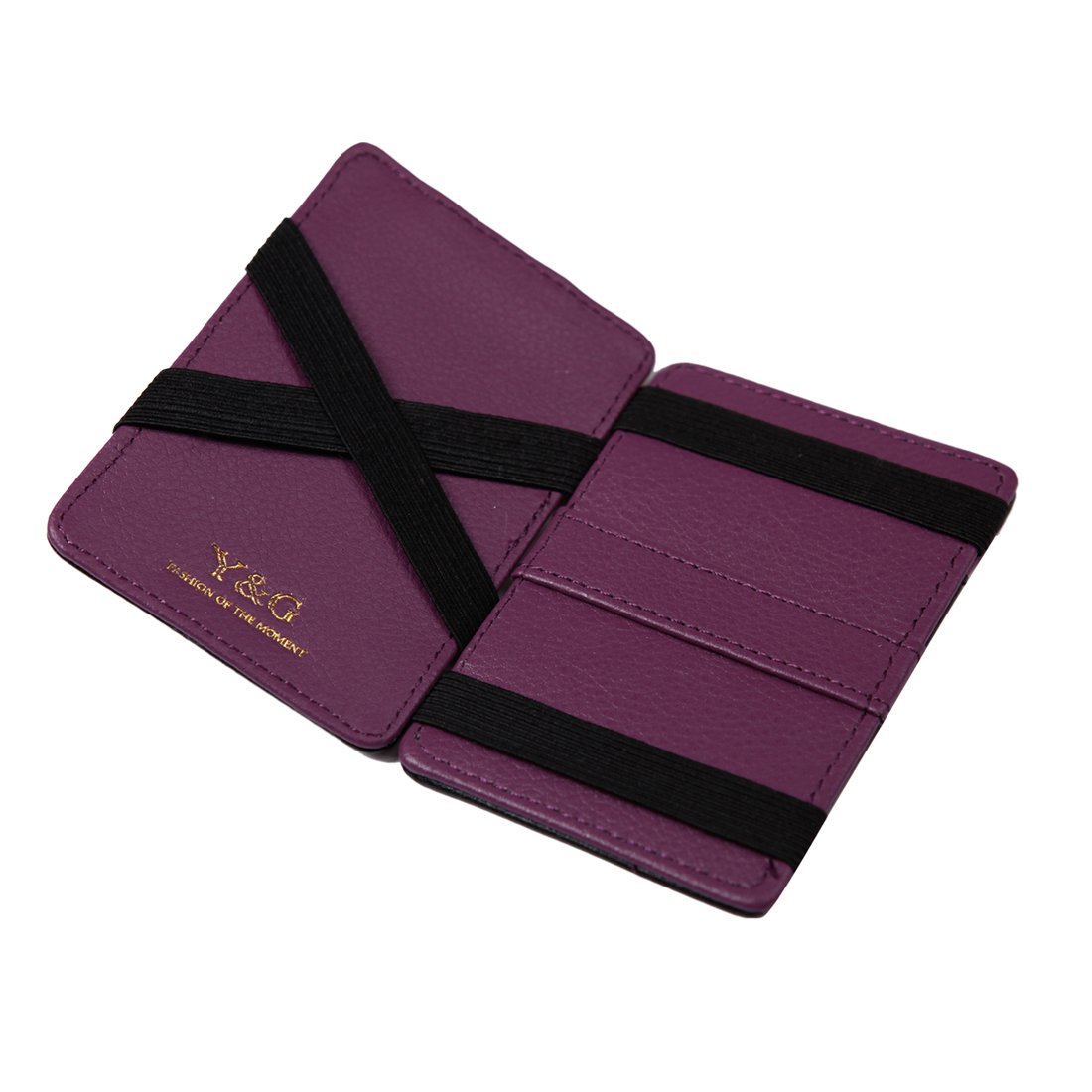 Y&G YCM010108 Purple Black Magic Wallet Magnetic Wallet Perfect Gifts