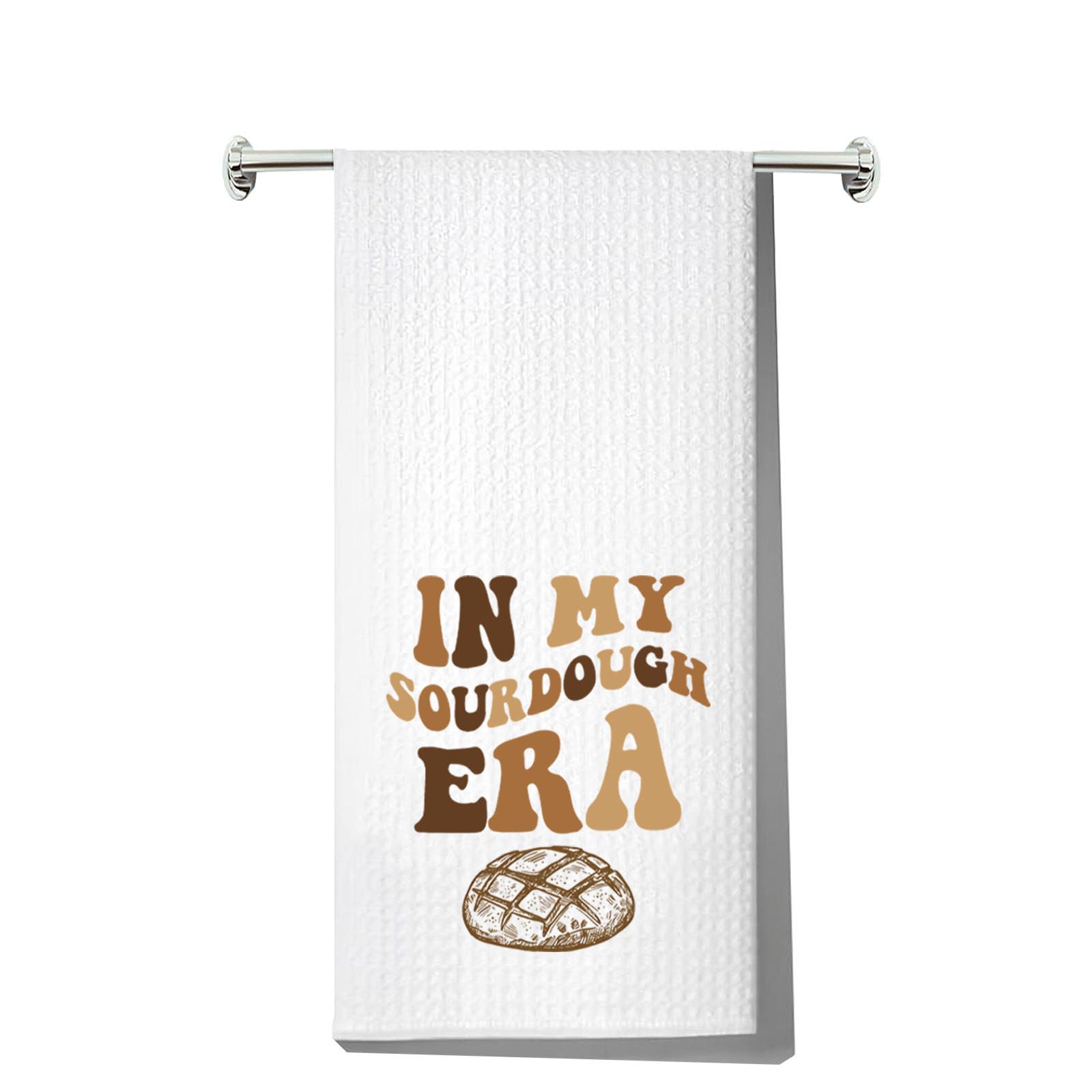 JNIAP Sourdough Bread Kitchen Towel Starter Flour Sack Towels - In My Sourdough Era Gifts