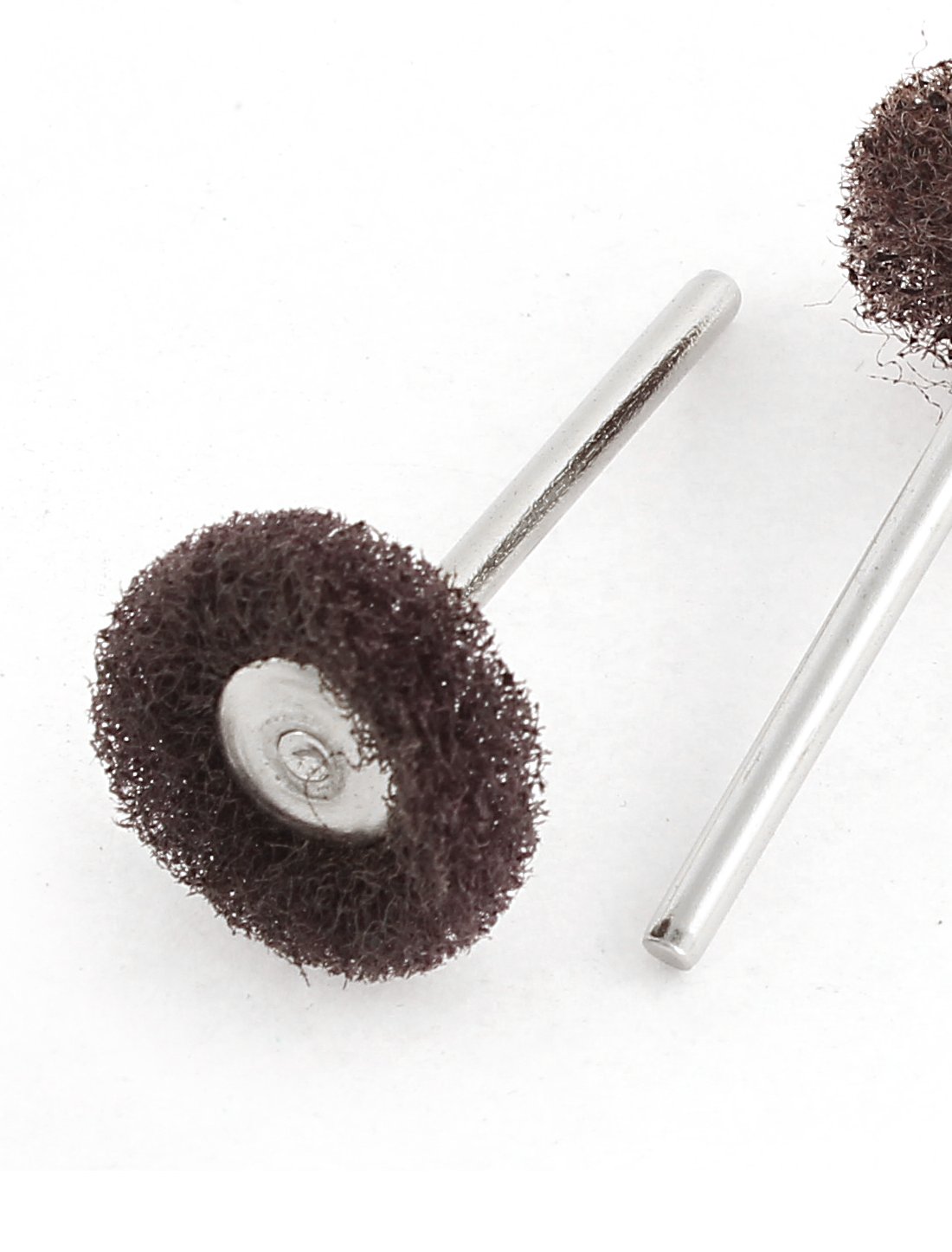 Aexit Brown Fiber Abrasives Satin Finish Buffing Polishing Brush Wheels Jewelry Rotary Tool 12pcs Model:74as516qo708