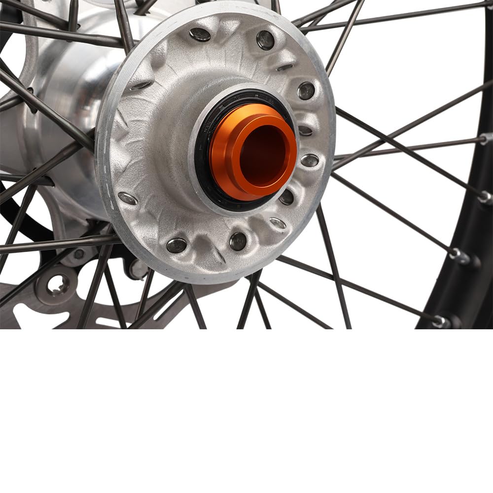Espaciadores de Rueda Delantera Trasera de Motocicleta Tapas Protectoras Compatible con KTM 150-450 XC SX XCF SXF 150-500 EXC EXCF XCW XCF-W Husqvarna FC/FX/TX/TC TE/FE GasGas