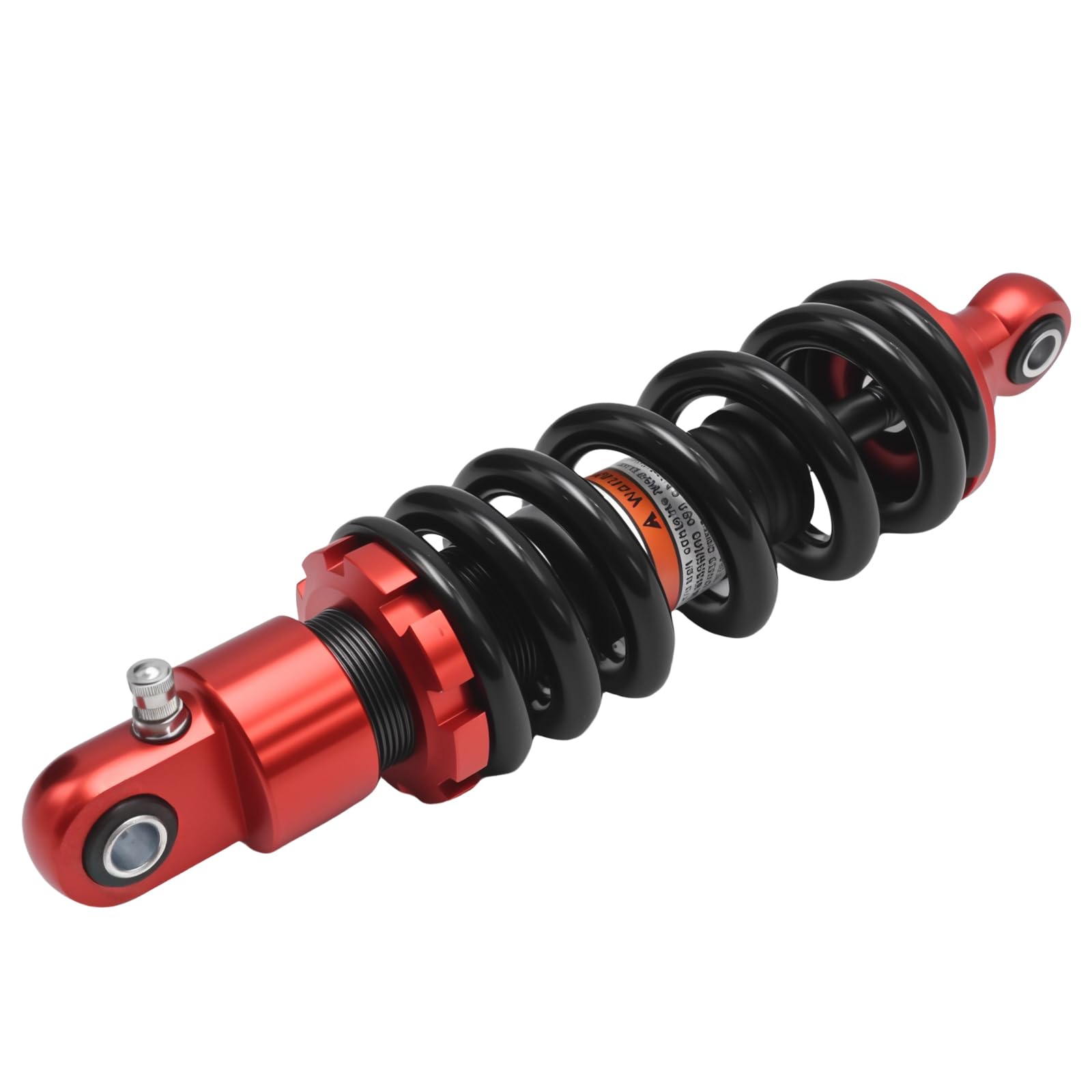 Hoypeyfiy 260 mm, 1500 lb Hinterer Motorrad-Stoßdämpfer, 10 mm Loch, Universal-Stoßdämpfer mit Einstellfeder, ATV, SUV, Mini-Geländewagen für elektroroller