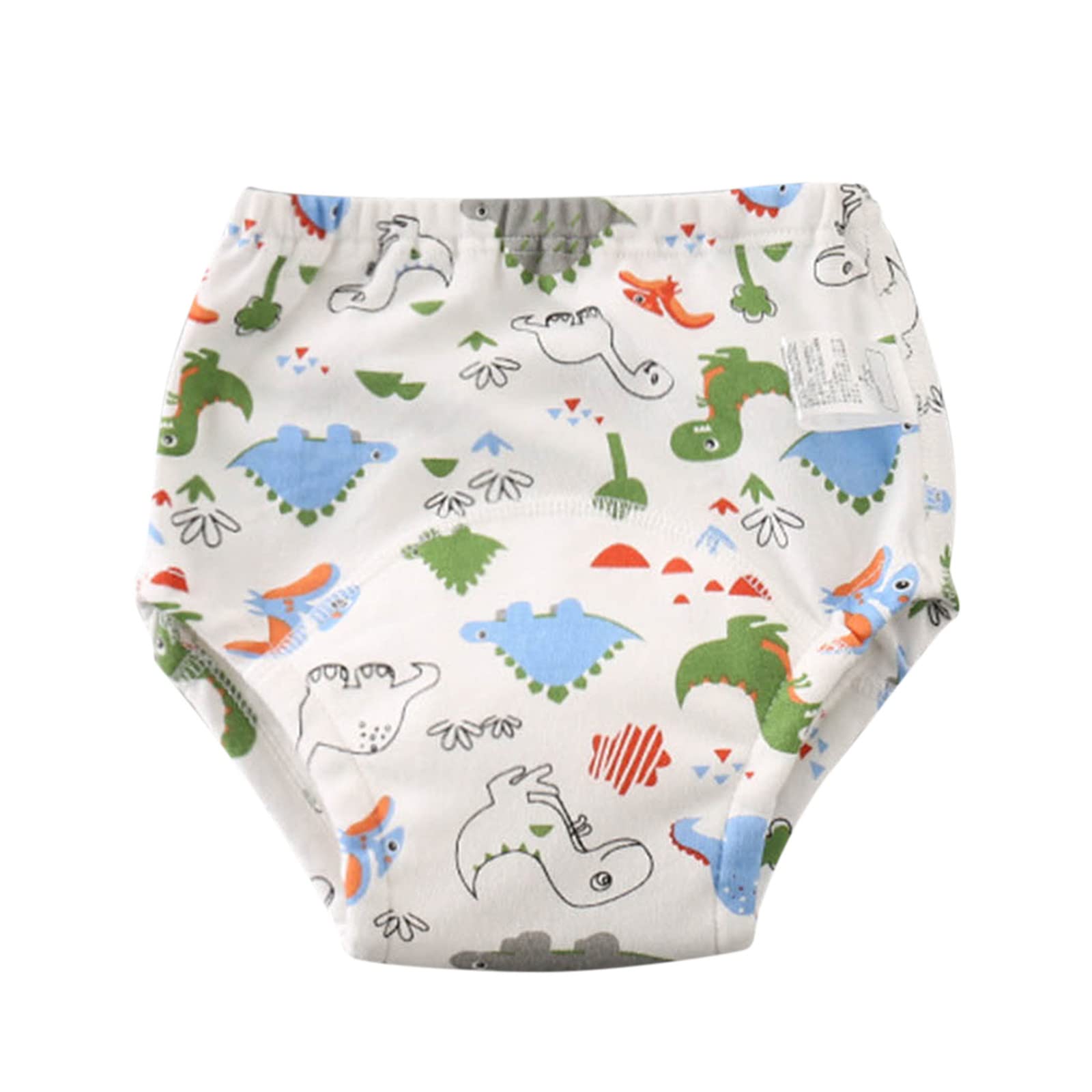 Generisch Unisex-Wiederverwendbare Baumwoll-Unterwäsche, Töpfchen Trainingshose Baby Kleinkind Töpfchentraining Unterhosen Windelhöschen Waschbare Atmungsaktiv