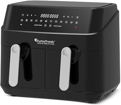 TurboTronic Doppel Heißluftfritteuse XXL, Digitale Produktbild-Vorschau 7