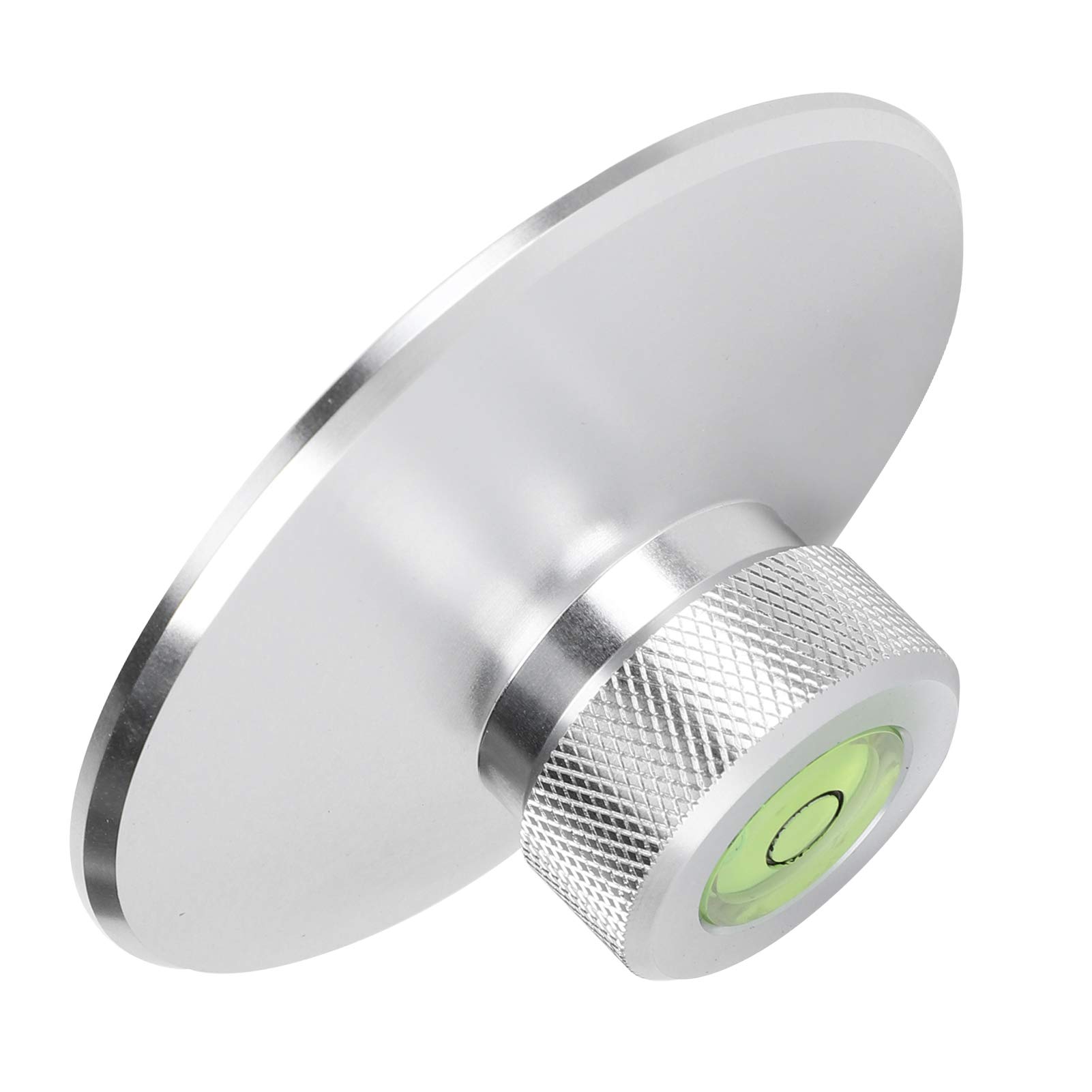 Stabilizzatore di Registrazione Stabilizzatore di Registrazione Lega di Alluminio Lp110S Stabilizzatore di Peso in Lega di Alluminio per Lettore LP Morsetto per Disco Giradischi (Argento)