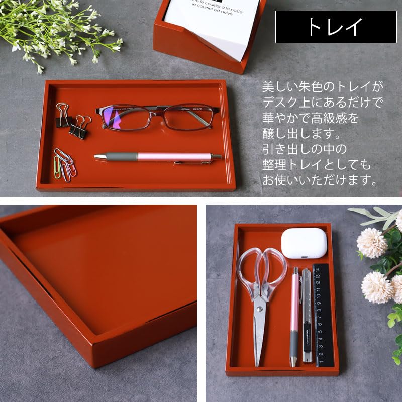 Amazon｜日本製 卓上収納 ステーショナリー3点セット ケース 印鑑立て