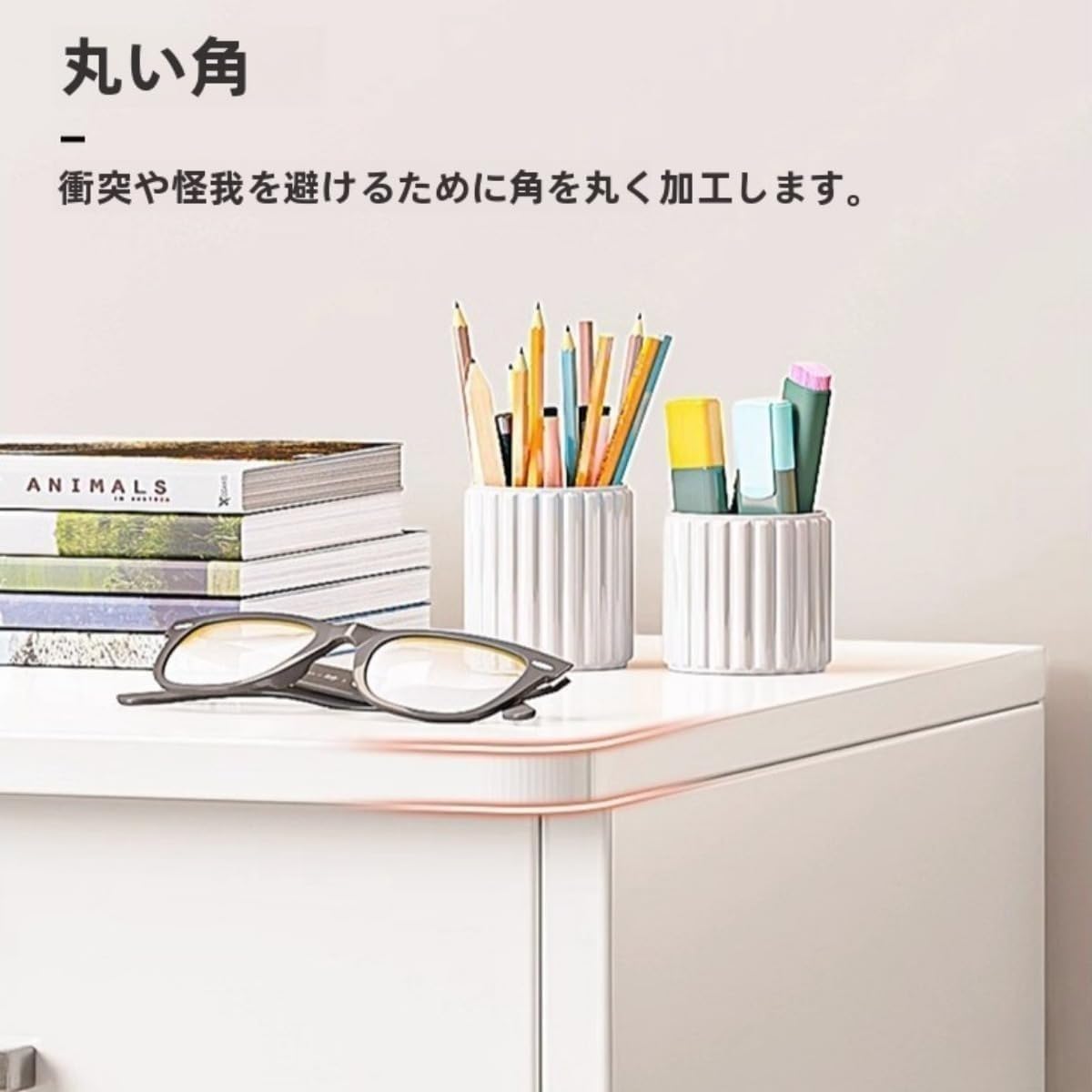 サイドキャビネット、デスク下収納、データ収納キャビネット、キャスター付きデスクワゴン MumuElfは、商業オフィス、企業、学校、オ