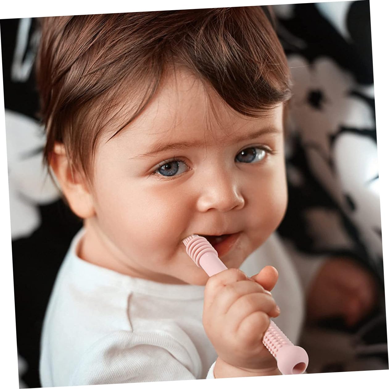Molare per Dentizione in Silicone 6 Pezzi per Ragazzo Ragazza e Adulti | Tubo Cavo, Favorisce Movimento Mandibolare e Abilità Orali, Adatto a Regalo Nascita o Compleanno