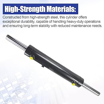 Blrack 3C011-63880 Hydraulic Steering Cylinder for Kubota