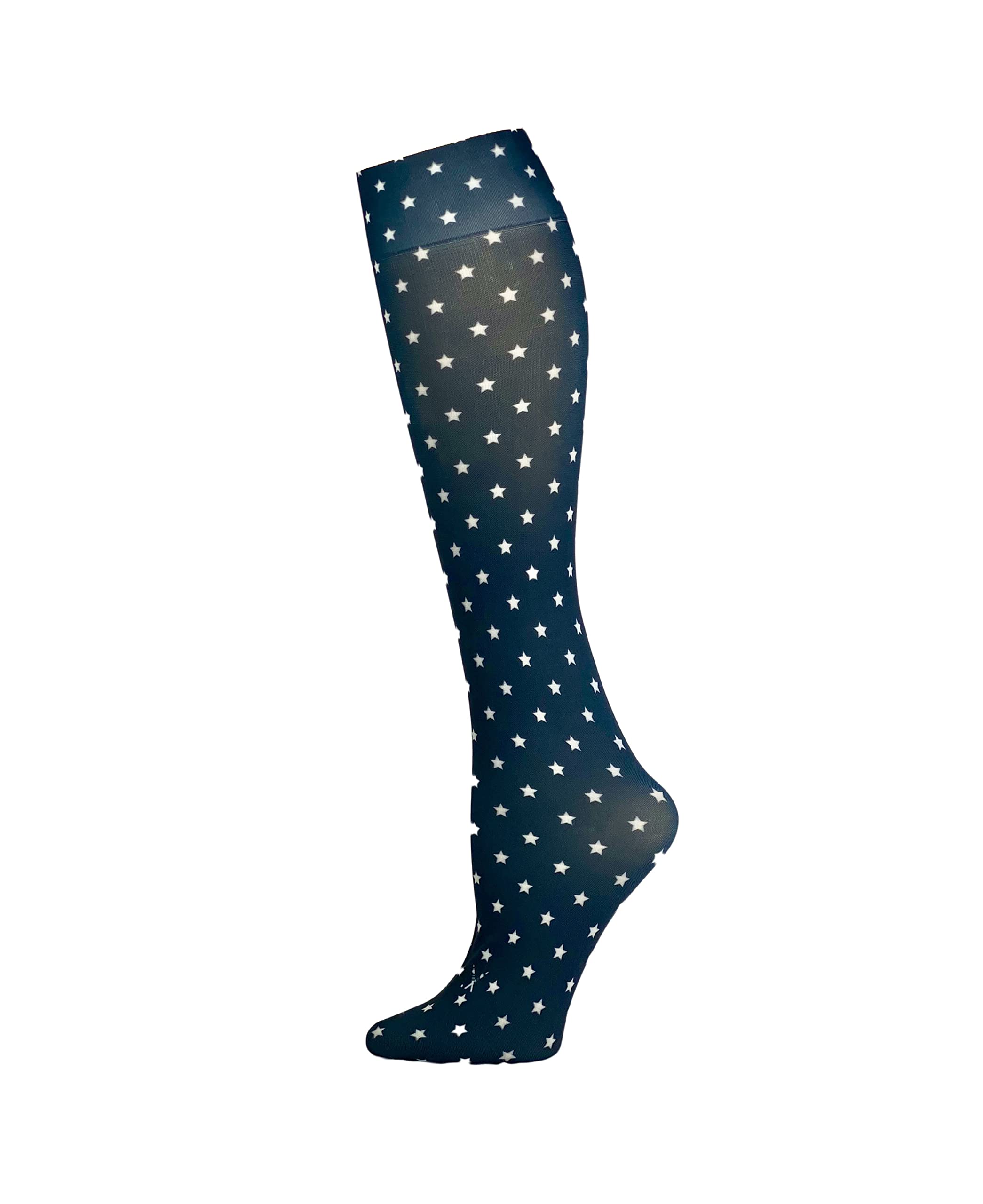 Hocsocx - Innensocken – Unter-Schienbeinschoner – Hockey Fußball Skisport Reitsport - Marine-Sterne