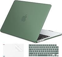 Vista 8 de EooCoo Funda compatible con MacBook Air de 15 pulgadas M5 2026 2025-2023 Release M4 M3 M2 modelo A3448 A3241 A3114 A2941, carcasa rígida de negro