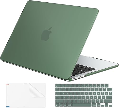 Vista 20 de EooCoo Funda compatible con MacBook Air de 15 pulgadas M5 2026 2025-2023 Release M4 M3 M2 modelo A3448 A3241 A3114 A2941, carcasa rígida de negro