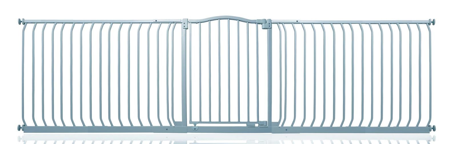 Safetots Curved Top Safety Gate, 71cm - 80cm, Matt White, Pressure Fit Stair Gate, Baby Gate for Doors Hallways and Spaces, Safety Barrier, Easy Installation — view 11