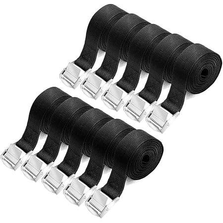 URAQT Spanngurte 4er Set - Ratschenspanngurte 3m 150kg Für Transport & Camping